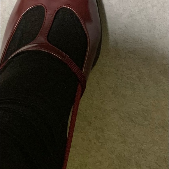 PRADA low heel wine color pair of shoes. Pre-0wned. - Picture 13 of 13